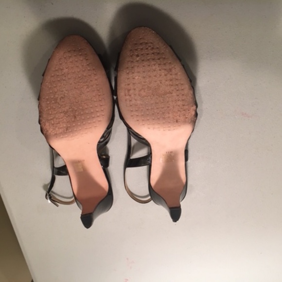 Cole Haan Black Patent Slingback Sandal - Picture 3 of 4